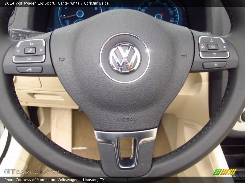 Candy White / Cornsilk Beige 2014 Volkswagen Eos Sport