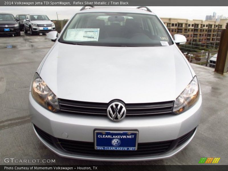 Reflex Silver Metallic / Titan Black 2014 Volkswagen Jetta TDI SportWagen