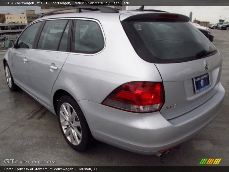 Reflex Silver Metallic / Titan Black 2014 Volkswagen Jetta TDI SportWagen
