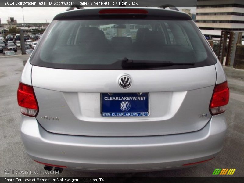 Reflex Silver Metallic / Titan Black 2014 Volkswagen Jetta TDI SportWagen