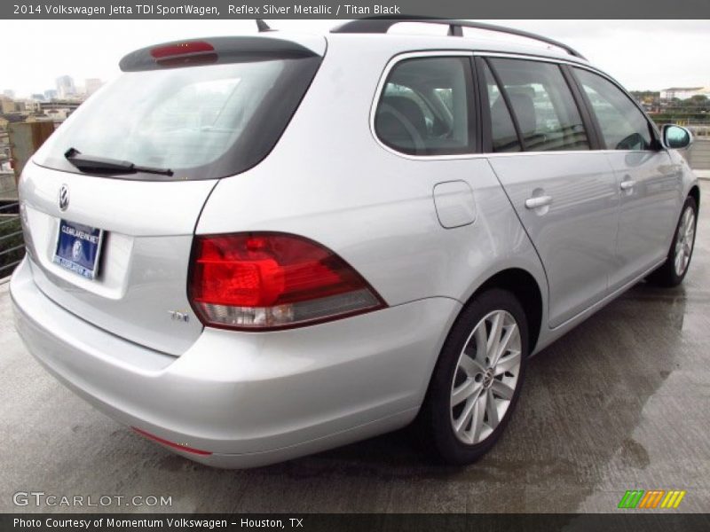 Reflex Silver Metallic / Titan Black 2014 Volkswagen Jetta TDI SportWagen