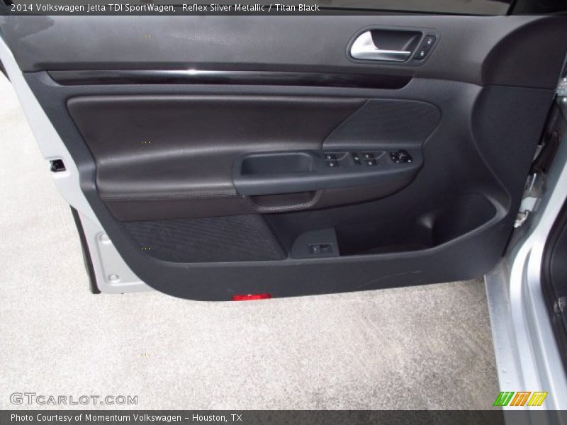 Reflex Silver Metallic / Titan Black 2014 Volkswagen Jetta TDI SportWagen