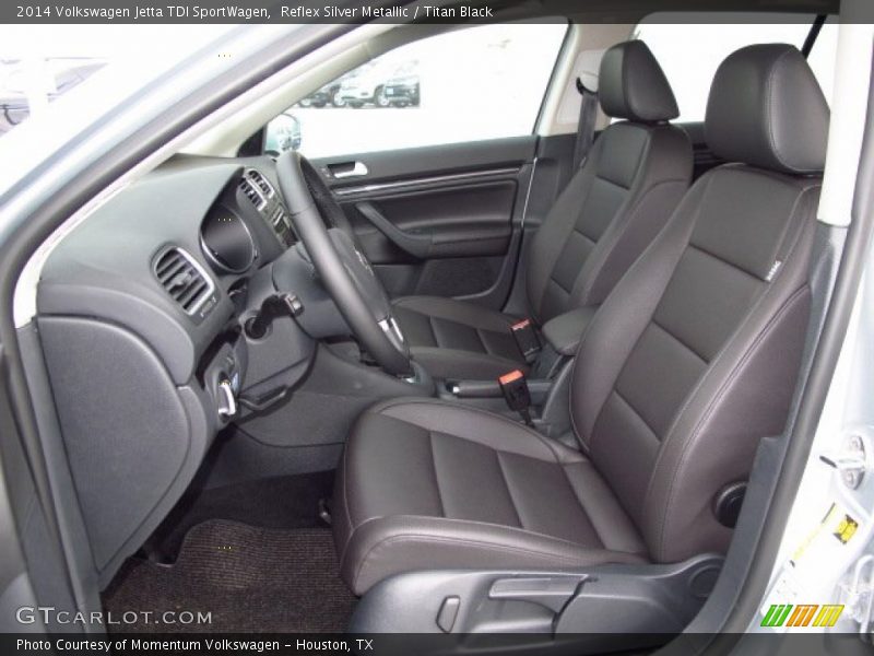 Front Seat of 2014 Jetta TDI SportWagen