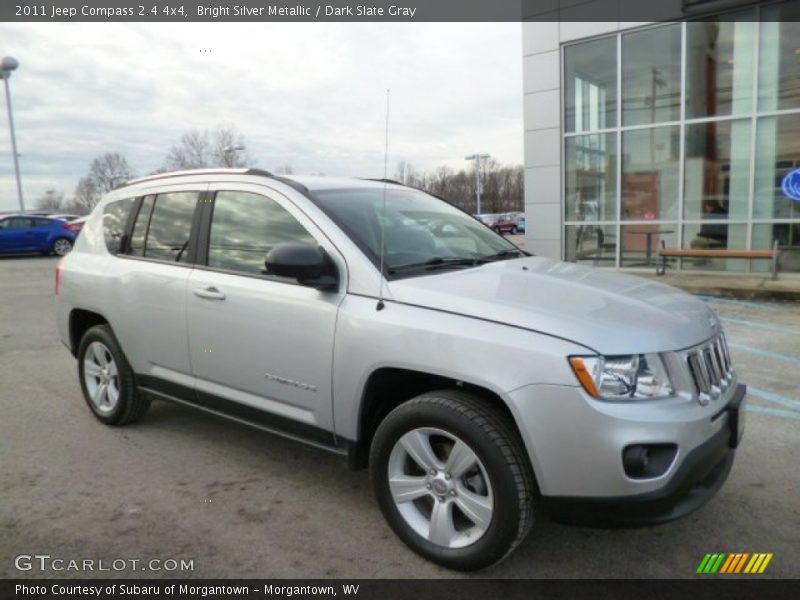 Bright Silver Metallic / Dark Slate Gray 2011 Jeep Compass 2.4 4x4