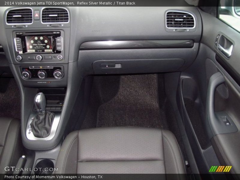 Reflex Silver Metallic / Titan Black 2014 Volkswagen Jetta TDI SportWagen