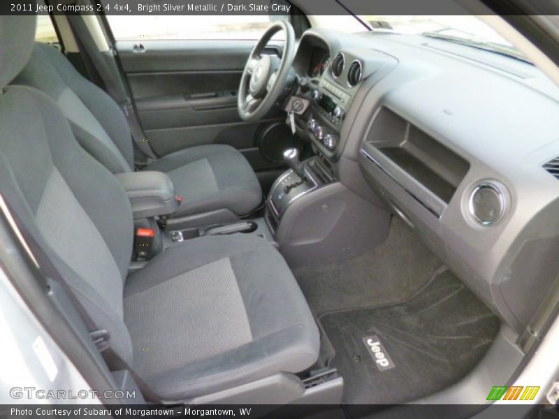Bright Silver Metallic / Dark Slate Gray 2011 Jeep Compass 2.4 4x4