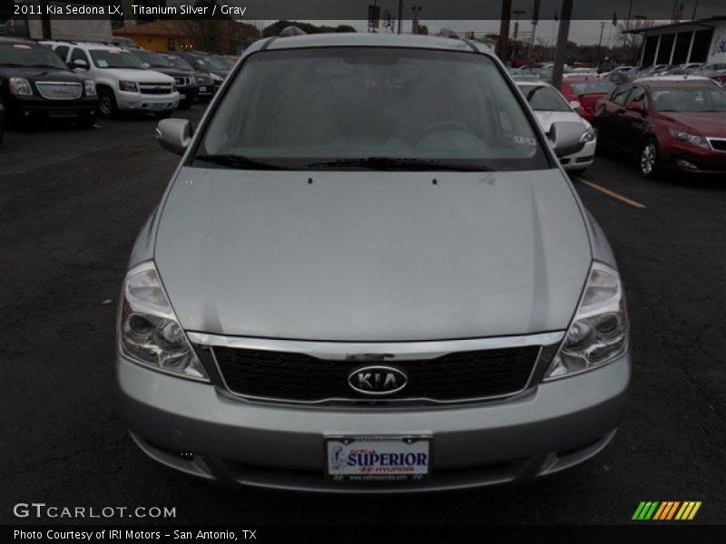 Titanium Silver / Gray 2011 Kia Sedona LX
