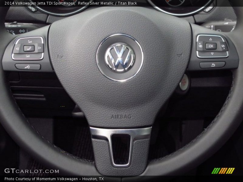 Reflex Silver Metallic / Titan Black 2014 Volkswagen Jetta TDI SportWagen