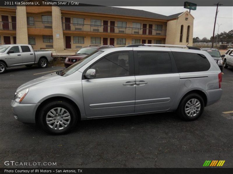 Titanium Silver / Gray 2011 Kia Sedona LX