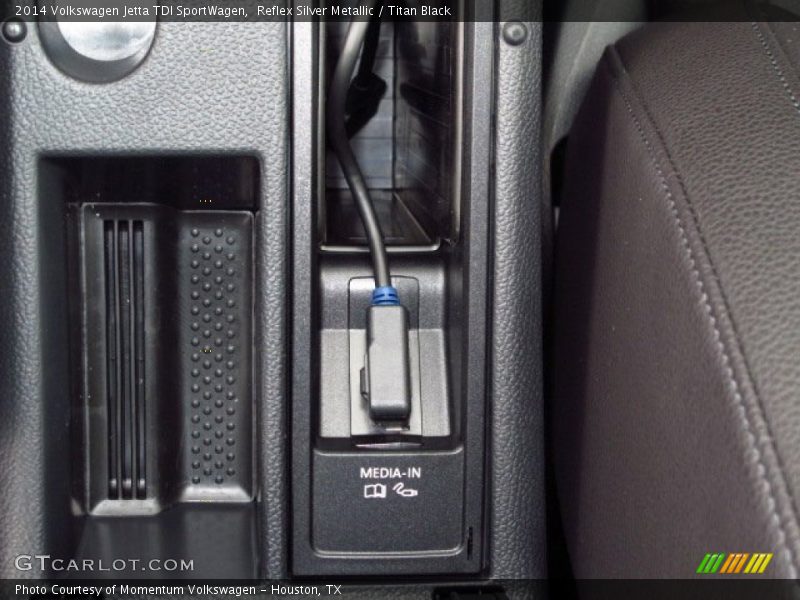 Reflex Silver Metallic / Titan Black 2014 Volkswagen Jetta TDI SportWagen