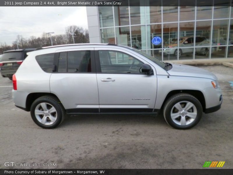 Bright Silver Metallic / Dark Slate Gray 2011 Jeep Compass 2.4 4x4