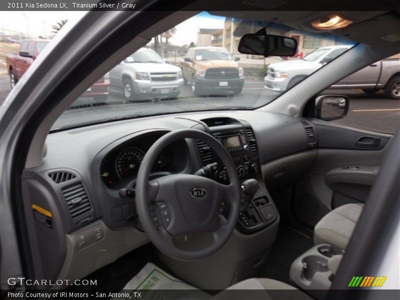 Titanium Silver / Gray 2011 Kia Sedona LX