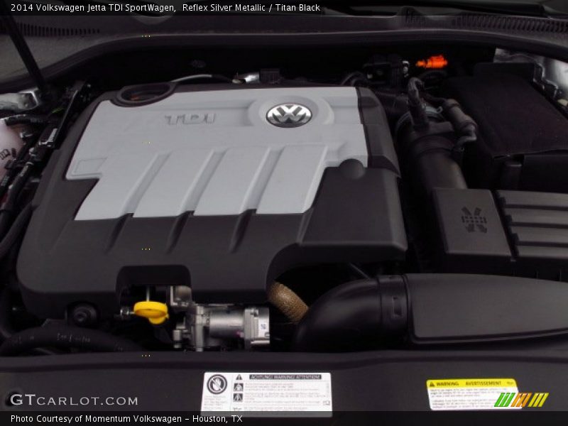 Reflex Silver Metallic / Titan Black 2014 Volkswagen Jetta TDI SportWagen