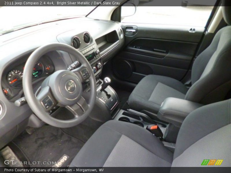 Bright Silver Metallic / Dark Slate Gray 2011 Jeep Compass 2.4 4x4