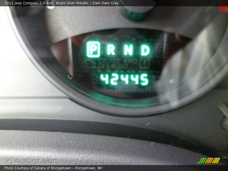 Bright Silver Metallic / Dark Slate Gray 2011 Jeep Compass 2.4 4x4