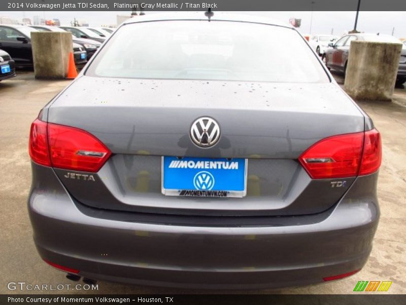 Platinum Gray Metallic / Titan Black 2014 Volkswagen Jetta TDI Sedan