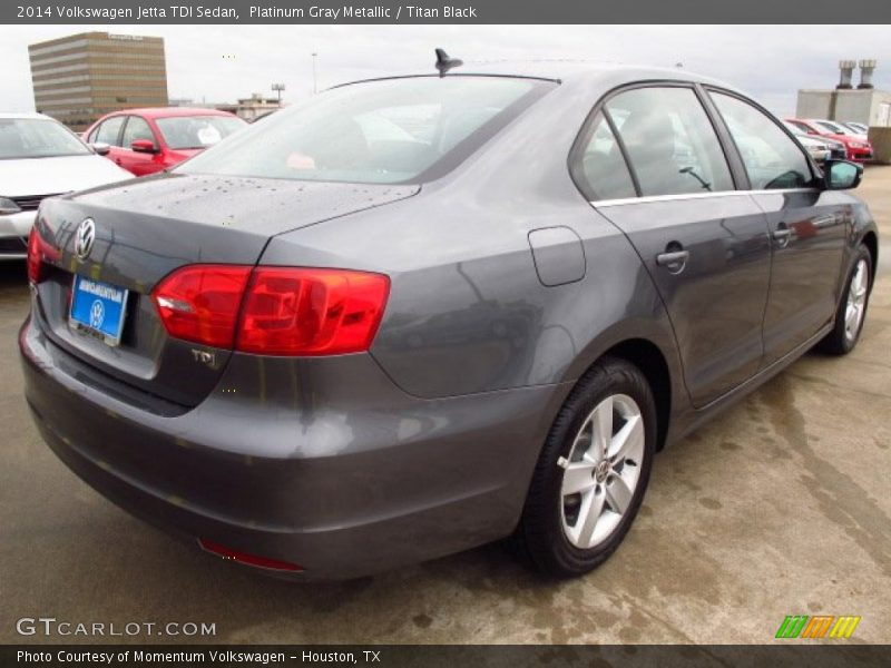 Platinum Gray Metallic / Titan Black 2014 Volkswagen Jetta TDI Sedan