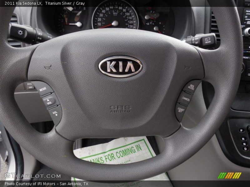 Titanium Silver / Gray 2011 Kia Sedona LX