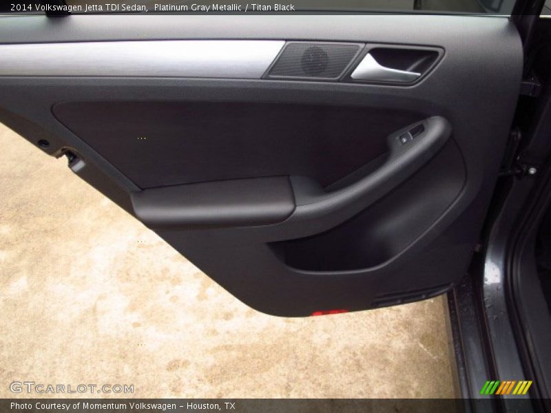 Platinum Gray Metallic / Titan Black 2014 Volkswagen Jetta TDI Sedan