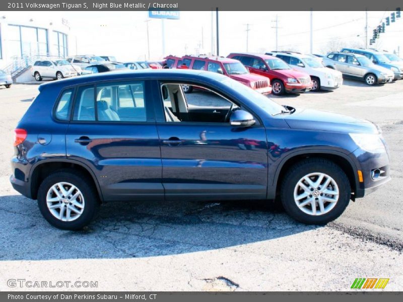 Night Blue Metallic / Charcoal 2011 Volkswagen Tiguan S