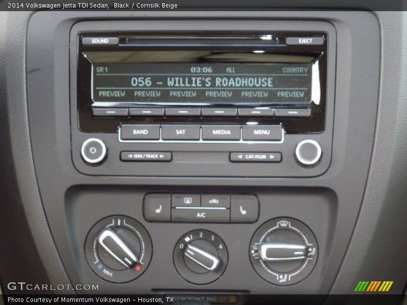 Black / Cornsilk Beige 2014 Volkswagen Jetta TDI Sedan