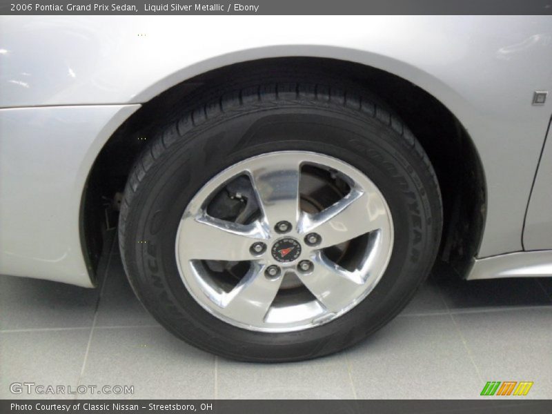 Liquid Silver Metallic / Ebony 2006 Pontiac Grand Prix Sedan