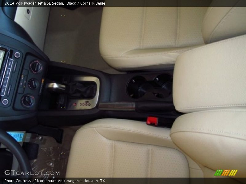 Black / Cornsilk Beige 2014 Volkswagen Jetta SE Sedan