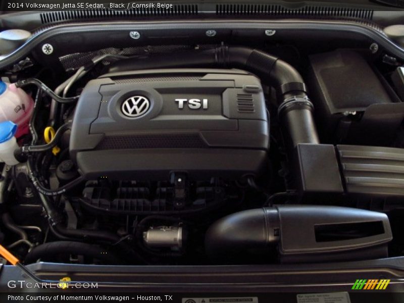 Black / Cornsilk Beige 2014 Volkswagen Jetta SE Sedan