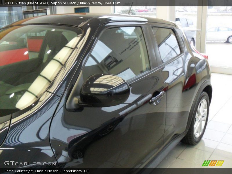 Sapphire Black / Black/Red w/Silver Trim 2011 Nissan Juke SL AWD