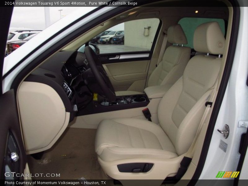  2014 Touareg V6 Sport 4Motion Cornsilk Beige Interior