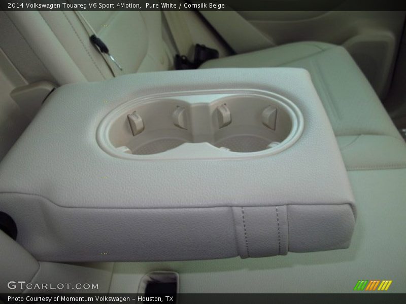 Pure White / Cornsilk Beige 2014 Volkswagen Touareg V6 Sport 4Motion