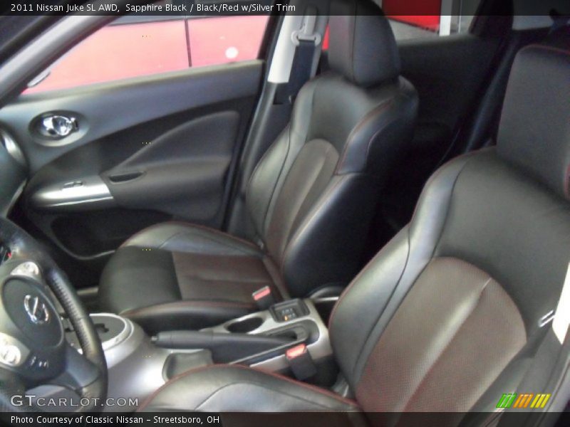 Sapphire Black / Black/Red w/Silver Trim 2011 Nissan Juke SL AWD
