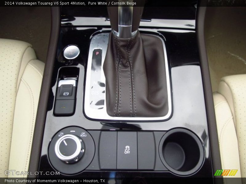 Pure White / Cornsilk Beige 2014 Volkswagen Touareg V6 Sport 4Motion