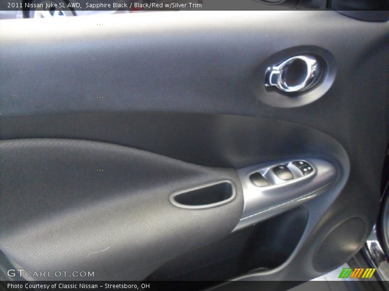 Sapphire Black / Black/Red w/Silver Trim 2011 Nissan Juke SL AWD