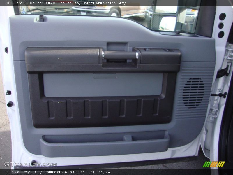 Oxford White / Steel Gray 2011 Ford F250 Super Duty XL Regular Cab
