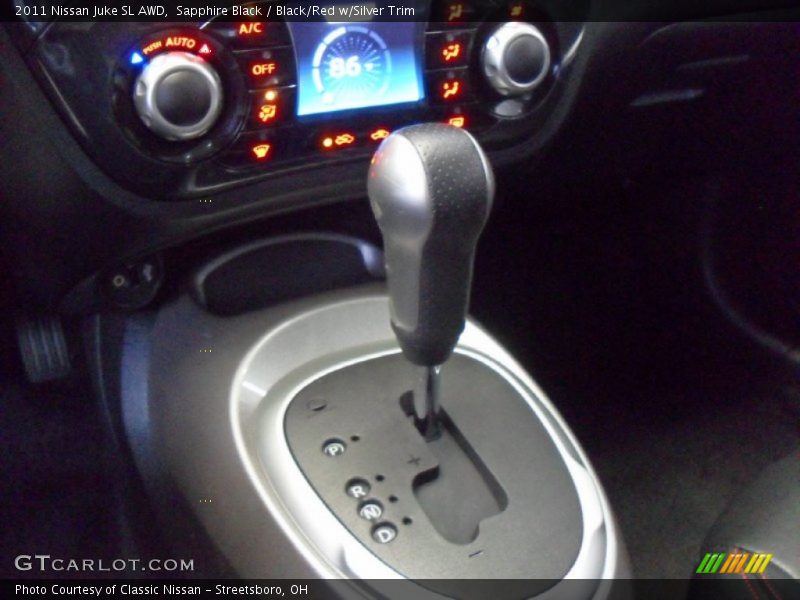 Sapphire Black / Black/Red w/Silver Trim 2011 Nissan Juke SL AWD