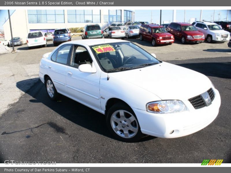 Cloud White / Charcoal 2006 Nissan Sentra 1.8 S Special Edition