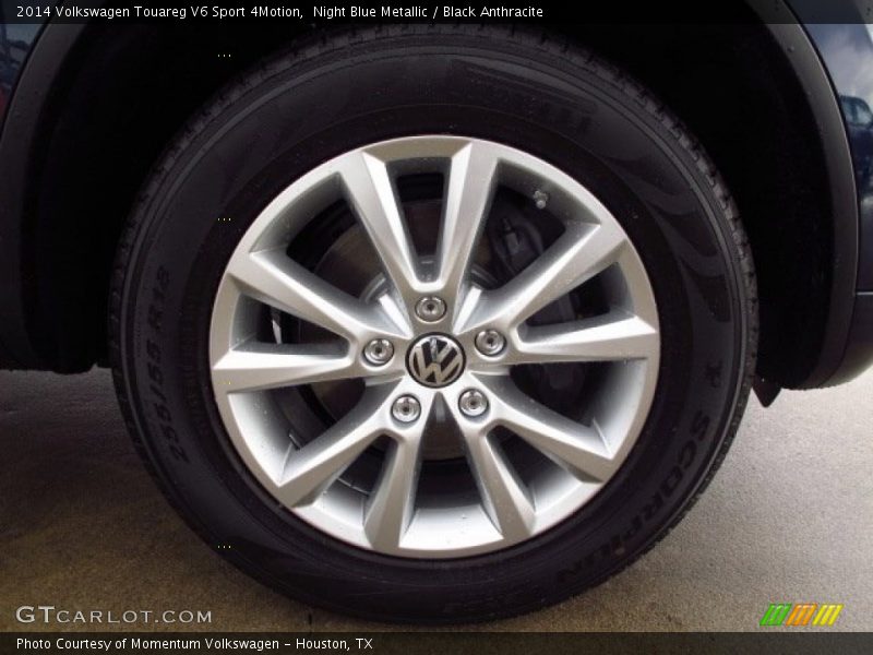 Night Blue Metallic / Black Anthracite 2014 Volkswagen Touareg V6 Sport 4Motion