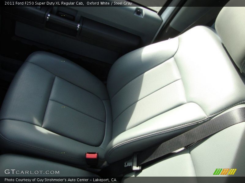 Oxford White / Steel Gray 2011 Ford F250 Super Duty XL Regular Cab
