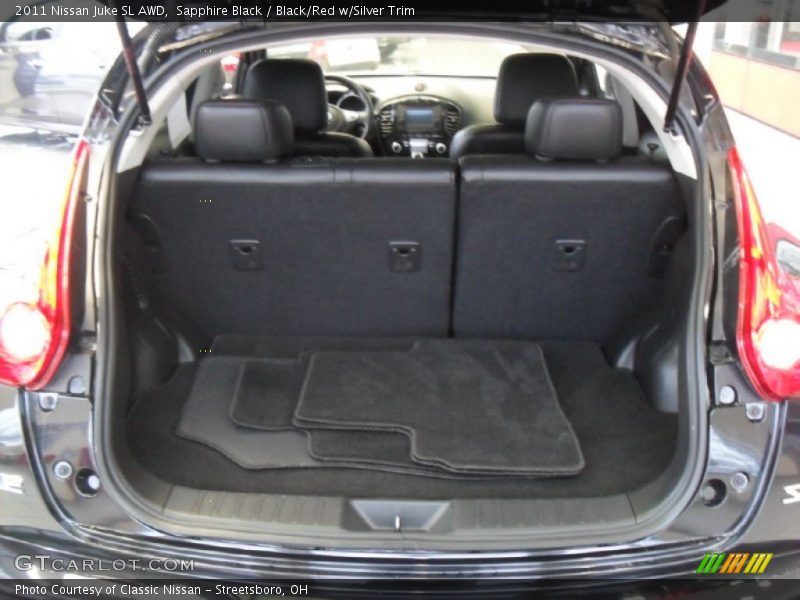 Sapphire Black / Black/Red w/Silver Trim 2011 Nissan Juke SL AWD