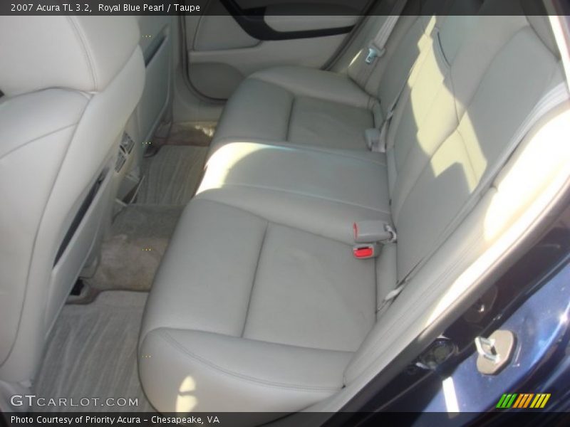 Royal Blue Pearl / Taupe 2007 Acura TL 3.2