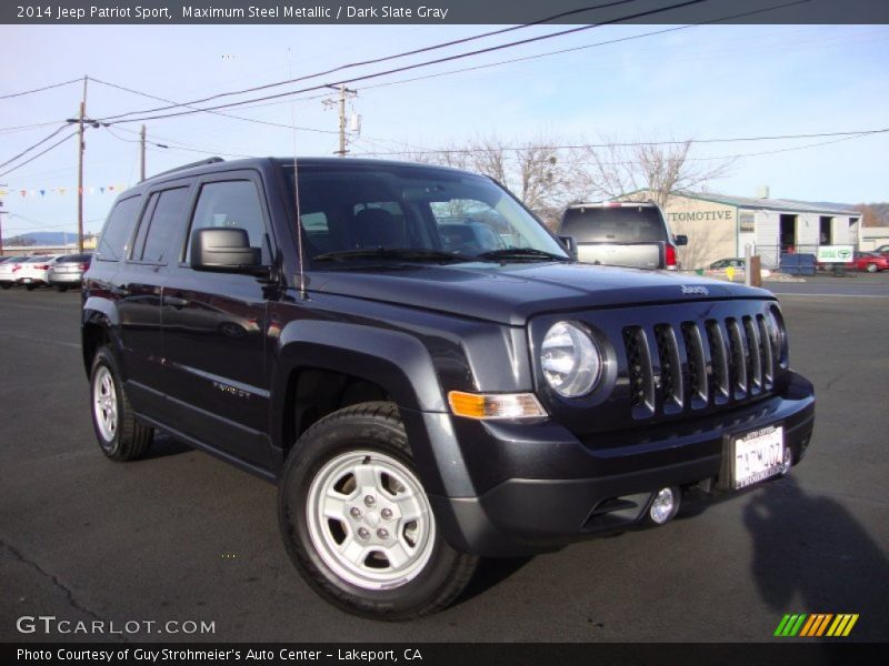 Maximum Steel Metallic / Dark Slate Gray 2014 Jeep Patriot Sport