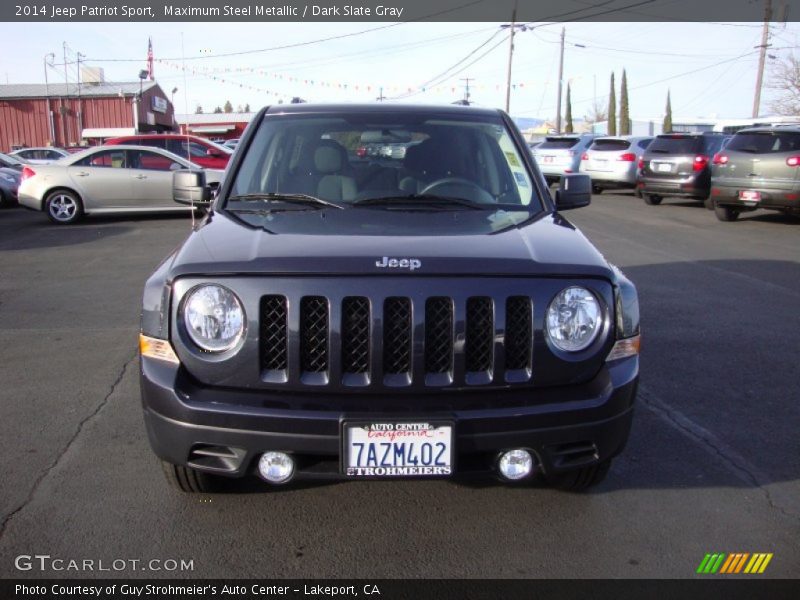Maximum Steel Metallic / Dark Slate Gray 2014 Jeep Patriot Sport