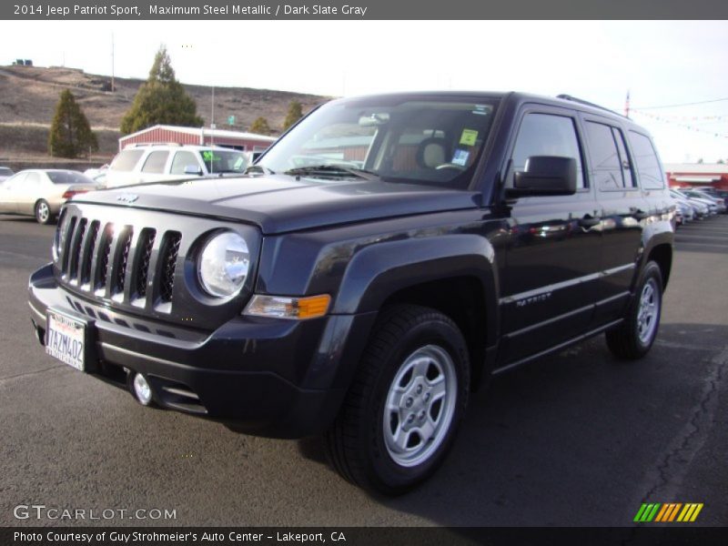 Maximum Steel Metallic / Dark Slate Gray 2014 Jeep Patriot Sport