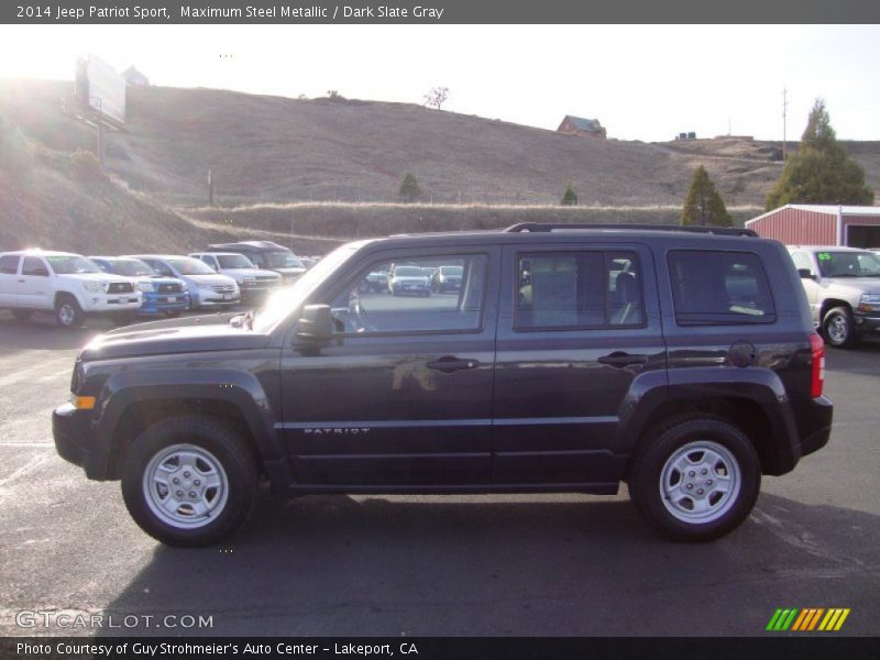 Maximum Steel Metallic / Dark Slate Gray 2014 Jeep Patriot Sport