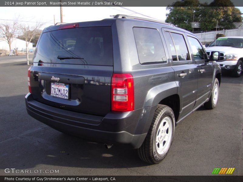 Maximum Steel Metallic / Dark Slate Gray 2014 Jeep Patriot Sport