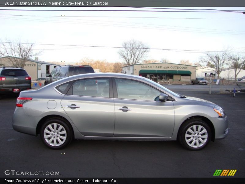 Magnetic Gray Metallic / Charcoal 2013 Nissan Sentra SV