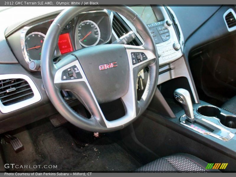 Olympic White / Jet Black 2012 GMC Terrain SLE AWD