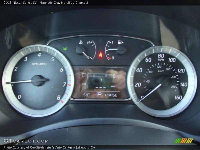Magnetic Gray Metallic / Charcoal 2013 Nissan Sentra SV