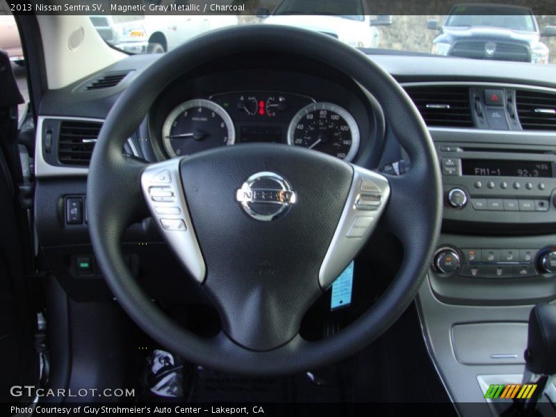 Magnetic Gray Metallic / Charcoal 2013 Nissan Sentra SV